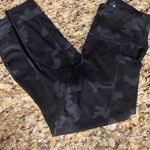 90 degrees by reflex black camo leggings
